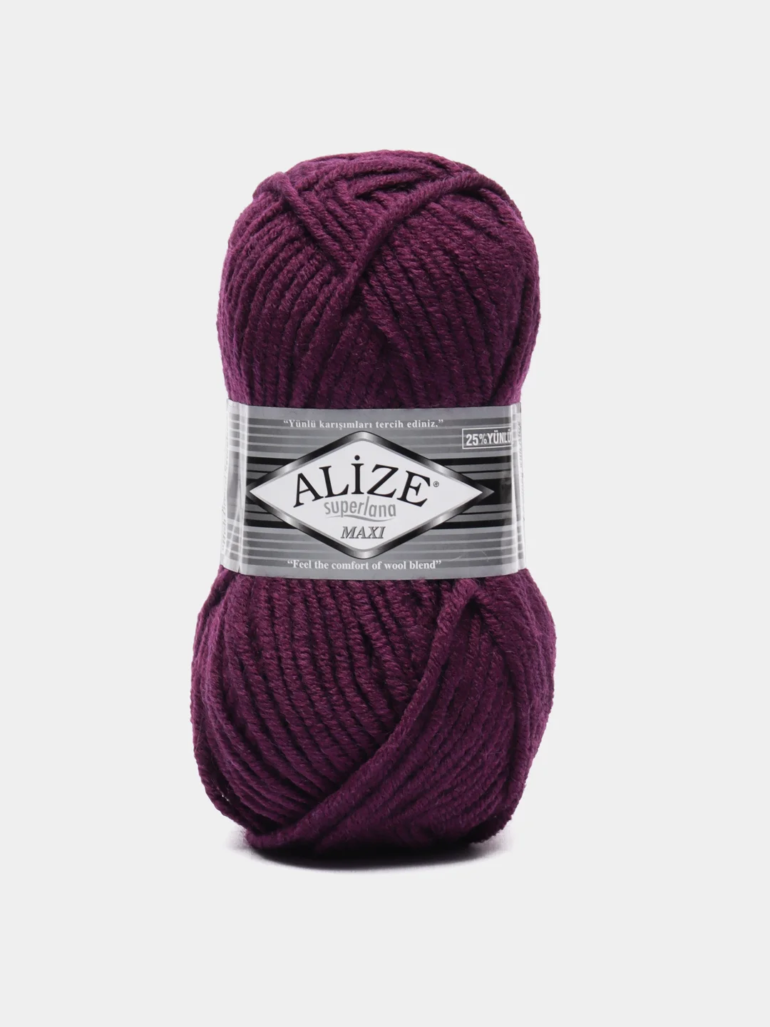 Аметистовый шерсть Пряжа Alize Superlana maxi