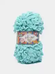 Белый пряжа Alize Puffy Fine