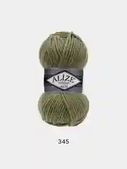 Оливковый пряжа Alize Superlana Maxi
