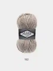 Серый меланж пряжа Alize Superlana Maxi