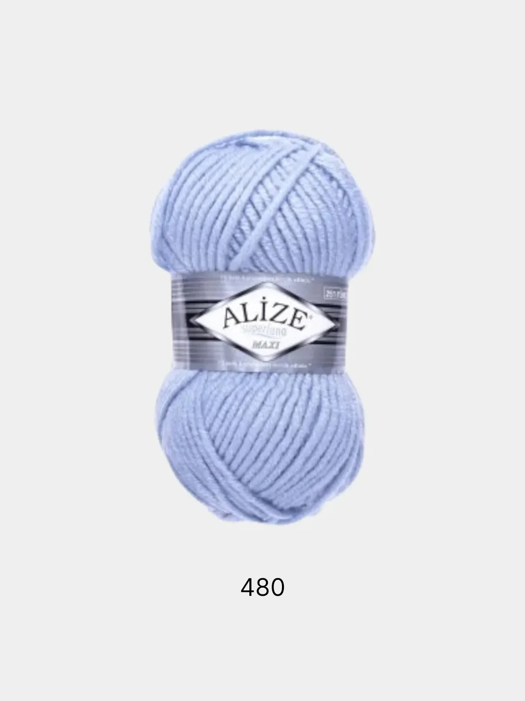 Голубой пряжа Alize Superlana Maxi