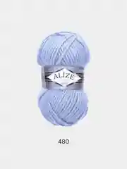Голубой пряжа Alize Superlana Maxi