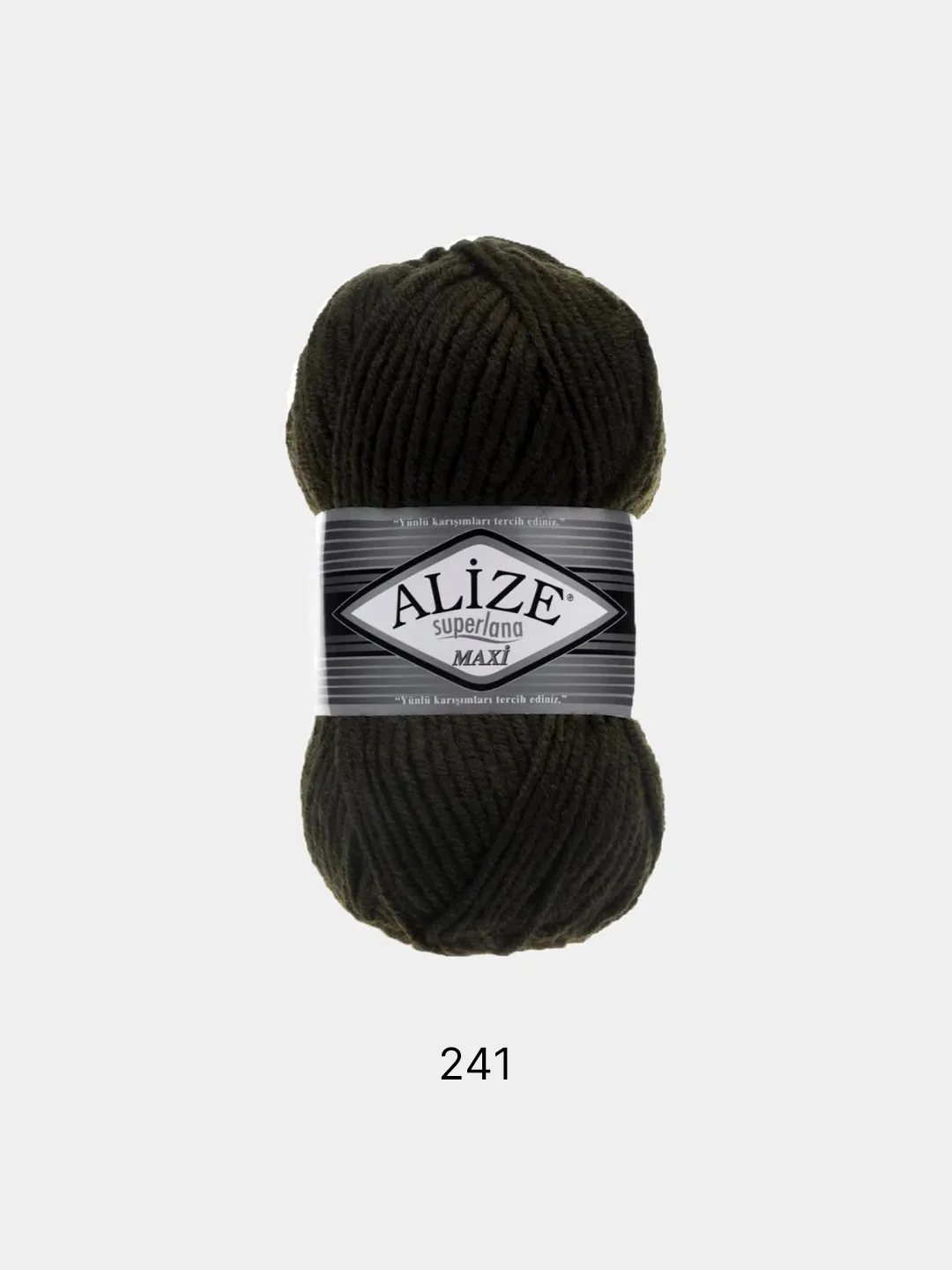 Зеленый пряжа Alize Superlana Maxi