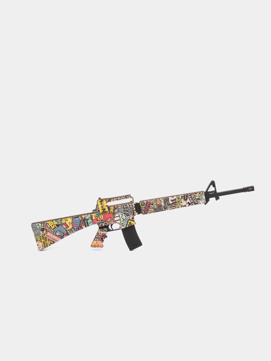 Багровый деревянный автомат из CS GO / КС ГО