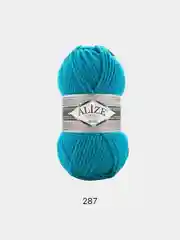 Лазурный пряжа Alize Superlana Maxi