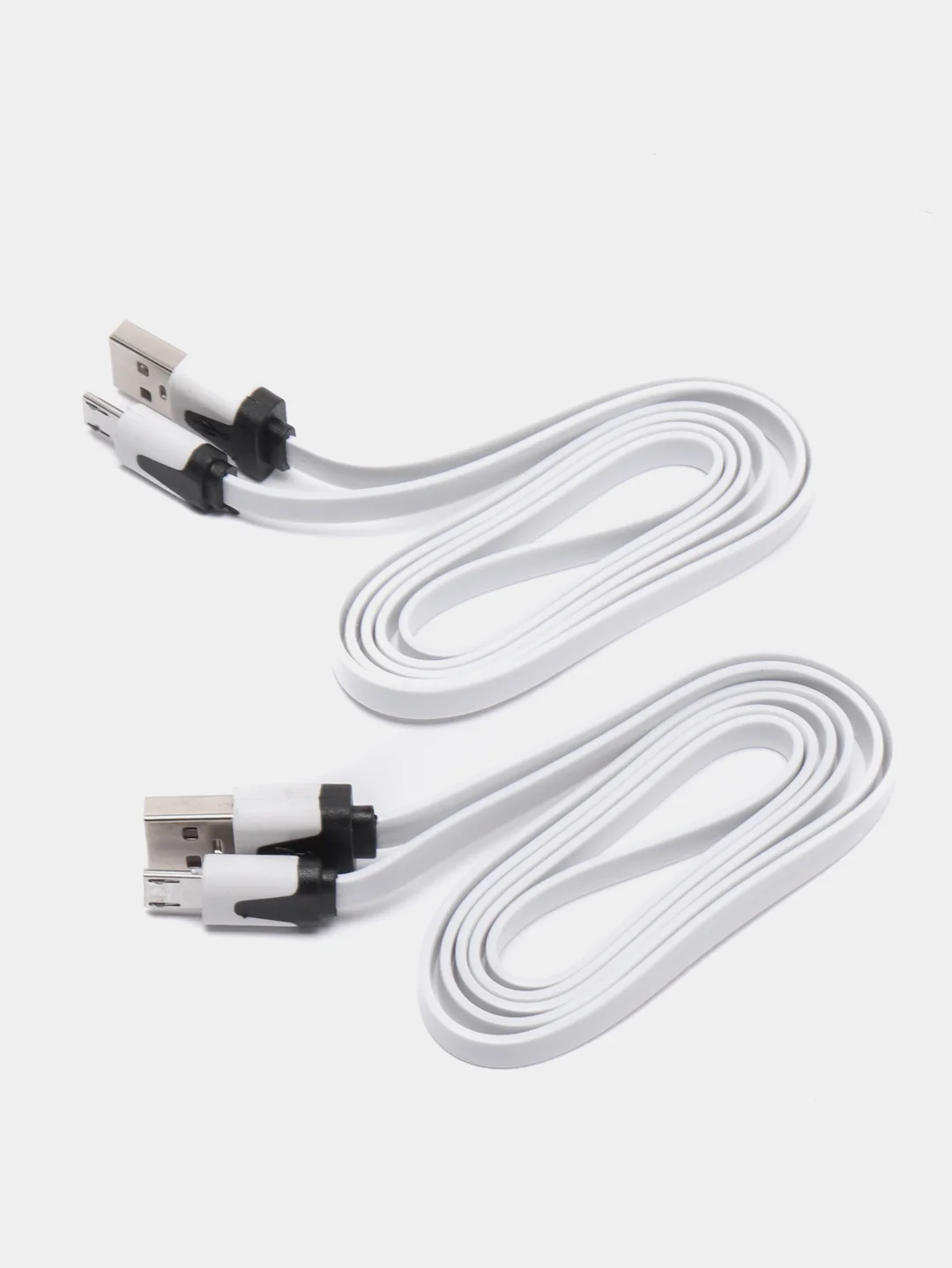 Белый кабель USB - Micro USB, 2, 4, 8 штук