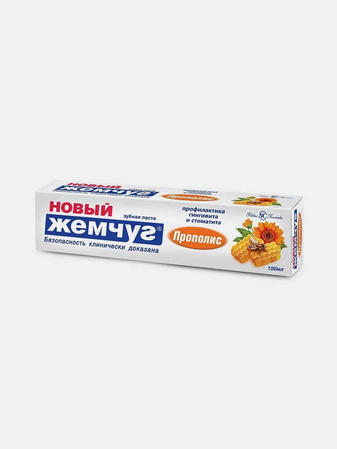 Зубная паста Новый Жемчуг Прополис, 100 мл, Невская косметика