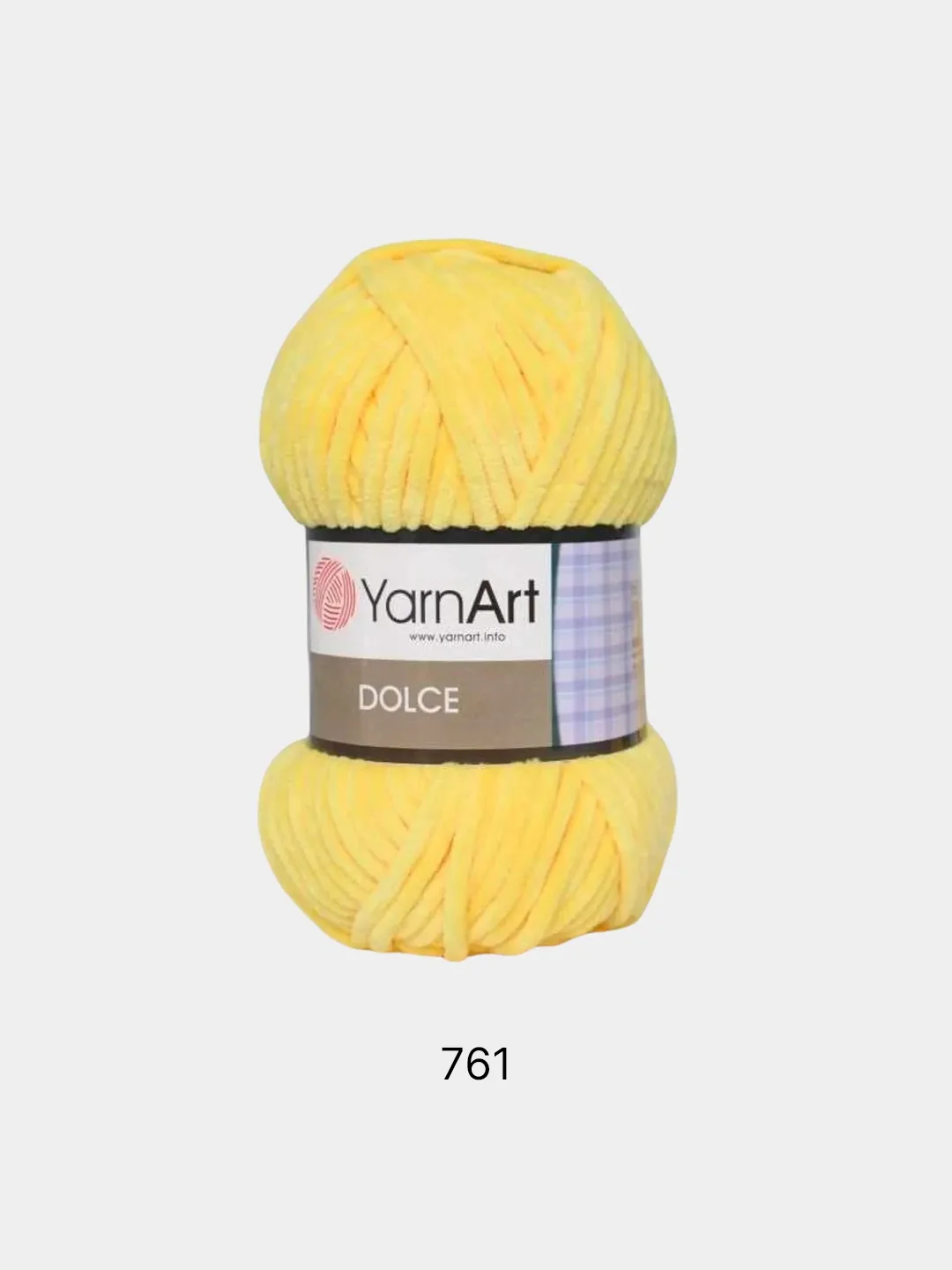 Желтый пряжа YarnArt Dolce