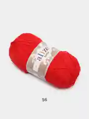 Красный пряжа Alize Bella 100