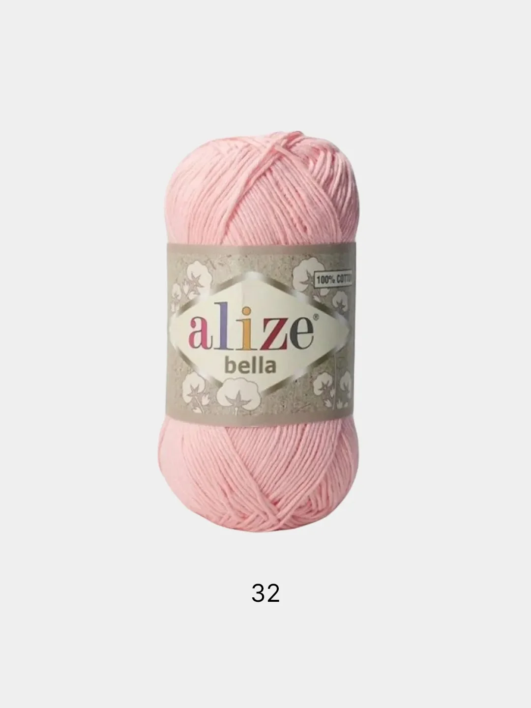 Розовый пряжа Alize Bella 100