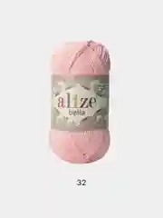 Розовый пряжа Alize Bella 100