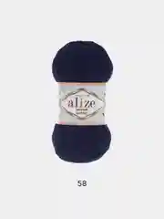 Темно-синий пряжа Alize Cotton Gold Hobby