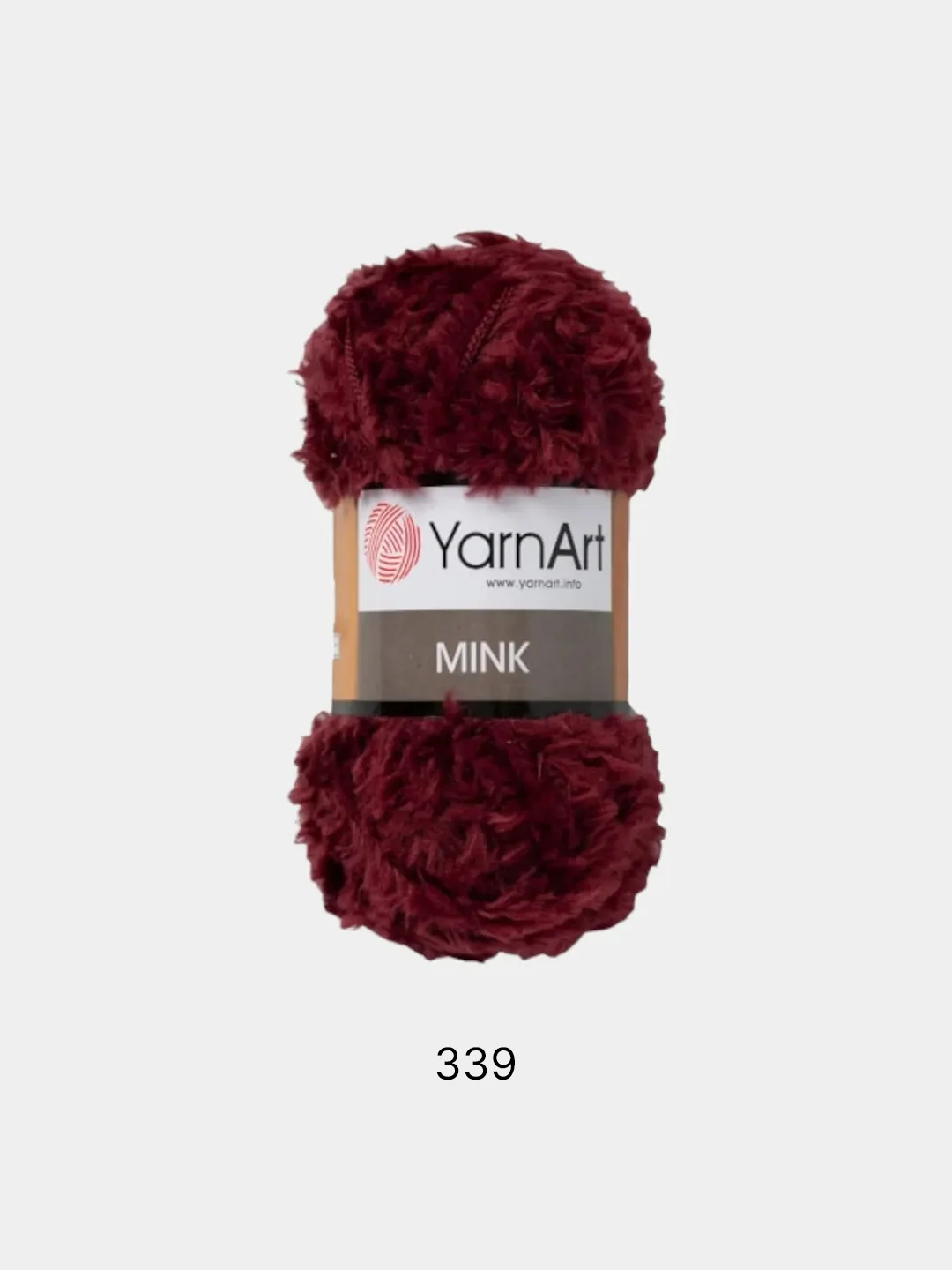 Бордовый пряжа Yarn Art Mink
