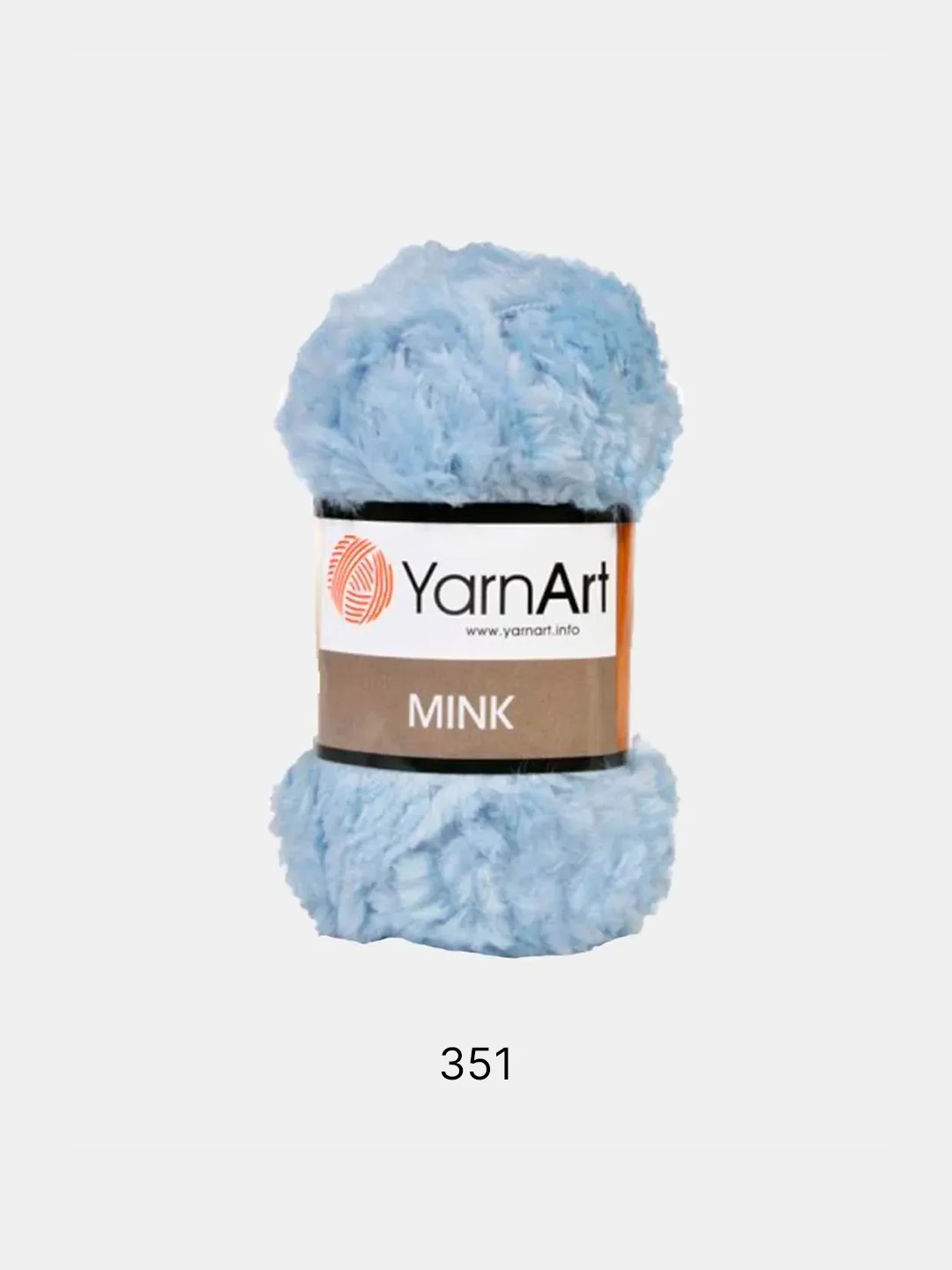 Голубой пряжа Yarn Art Mink