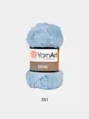 Голубой пряжа Yarn Art Mink