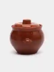 Горшочек для запекания 0,65 л, керамика, с ручками и крышкой
