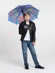 Синий детский зонт