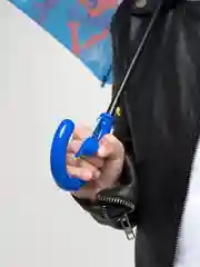 Синий детский зонт