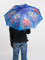 Синий детский зонт