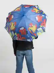 Бирюзовый детский зонт