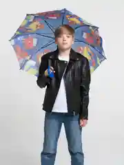 Бирюзовый детский зонт