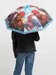 Алый детский зонт