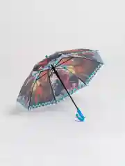 Алый детский зонт