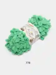 Зеленый пряжа Alize Puffy