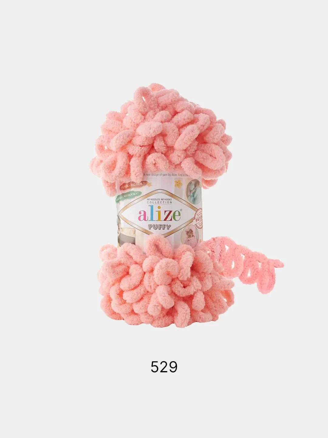 Конфетный пряжа Alize Puffy