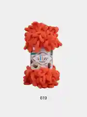 Оранжевый пряжа Alize Puffy