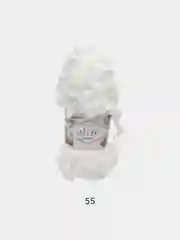 Белый пряжа Alize Puffy