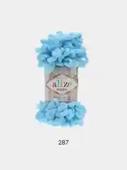 Голубой пряжа Alize Puffy