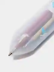 Голубой многоцветная шариковая ручка с единорогом