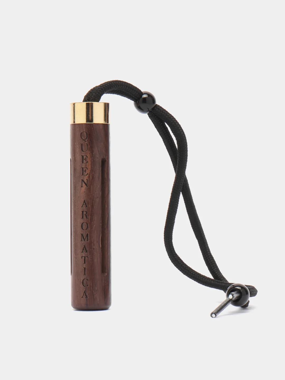 Коричневый многоразовый автомобильный ароматизатор Aroma Wood, Queen Aromatica