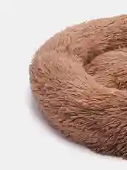Угольный лежанка для домашних животных, с бортом, круглая