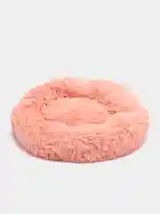 Коралловый меланж лежанка для домашних животных, с бортом, круглая