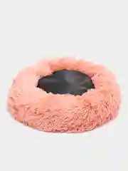 Коралловый меланж лежанка для домашних животных, с бортом, круглая