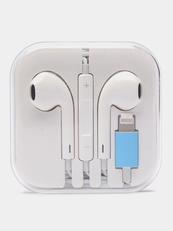 Наушники для iPhone 7, 8, X, 11, 12, 13, 14 с Lightning, наушники для айфона