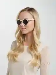 Бежевый солнцезащитные очки, унисекс
