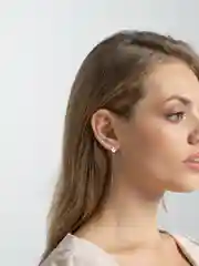 Серый серьги длинные