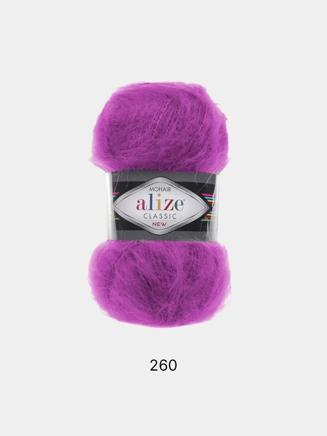 Фуксия пряжа Alize Mohair Classic
