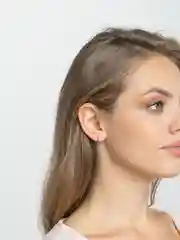 Серебряный серьги круглые