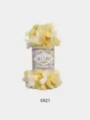 Желтый пряжа Alize Puffy Color