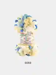 Горчичный пряжа Alize Puffy Color