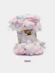 Серый металлик пряжа Alize Puffy Color