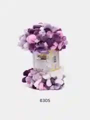 Фиолетовый пряжа Alize Puffy Color