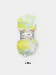 Лайм пряжа Alize Puffy Color