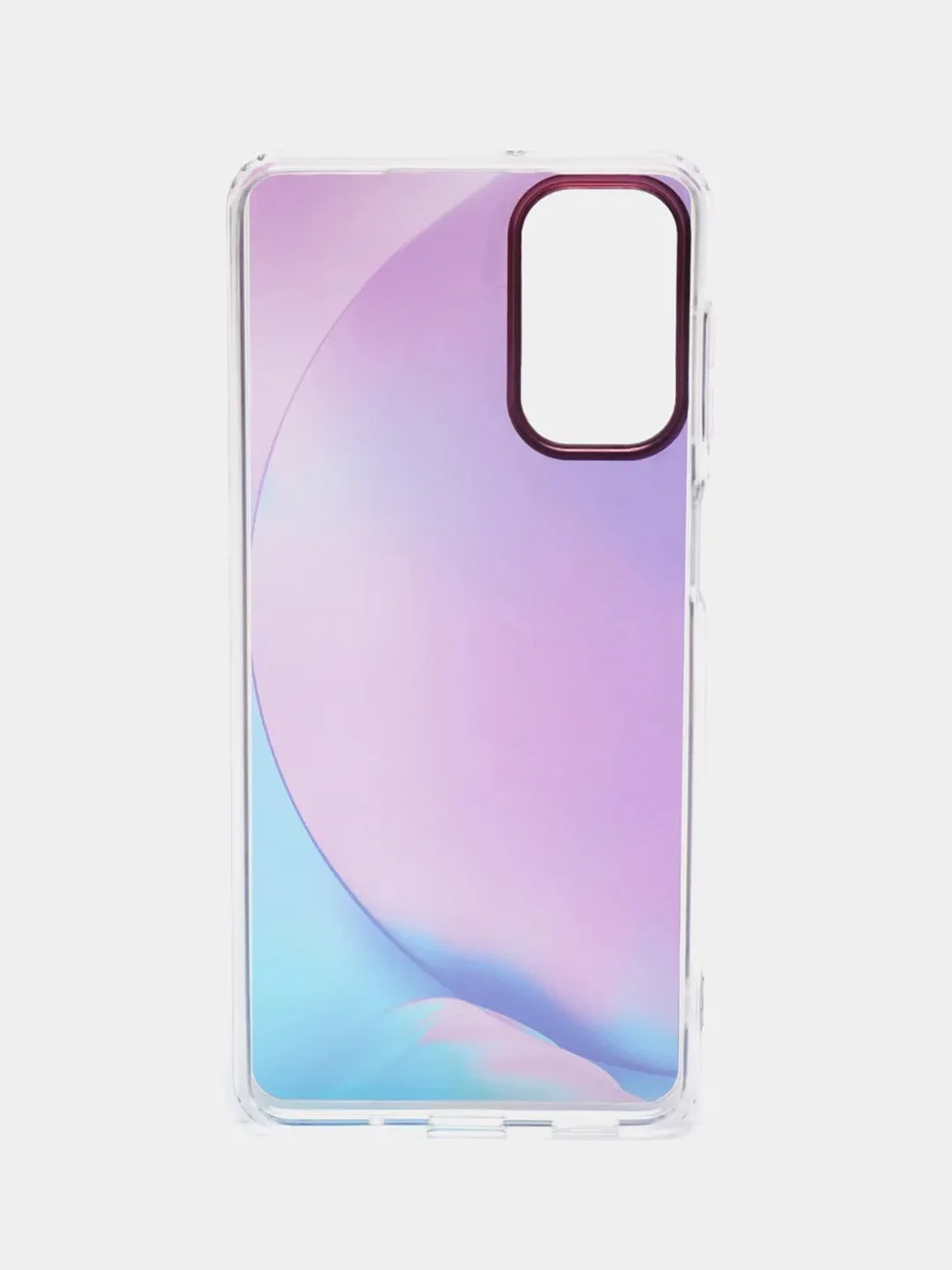 Аметистовый чехол Samsung Galaxy M52, Самсунг Галакси М52 твердый прозрачный с рисунком