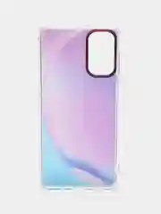 Аметистовый чехол Samsung Galaxy M52, Самсунг Галакси М52 твердый прозрачный с рисунком