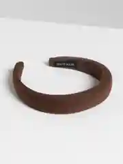 Коричневый ободок обруч женский, объемный